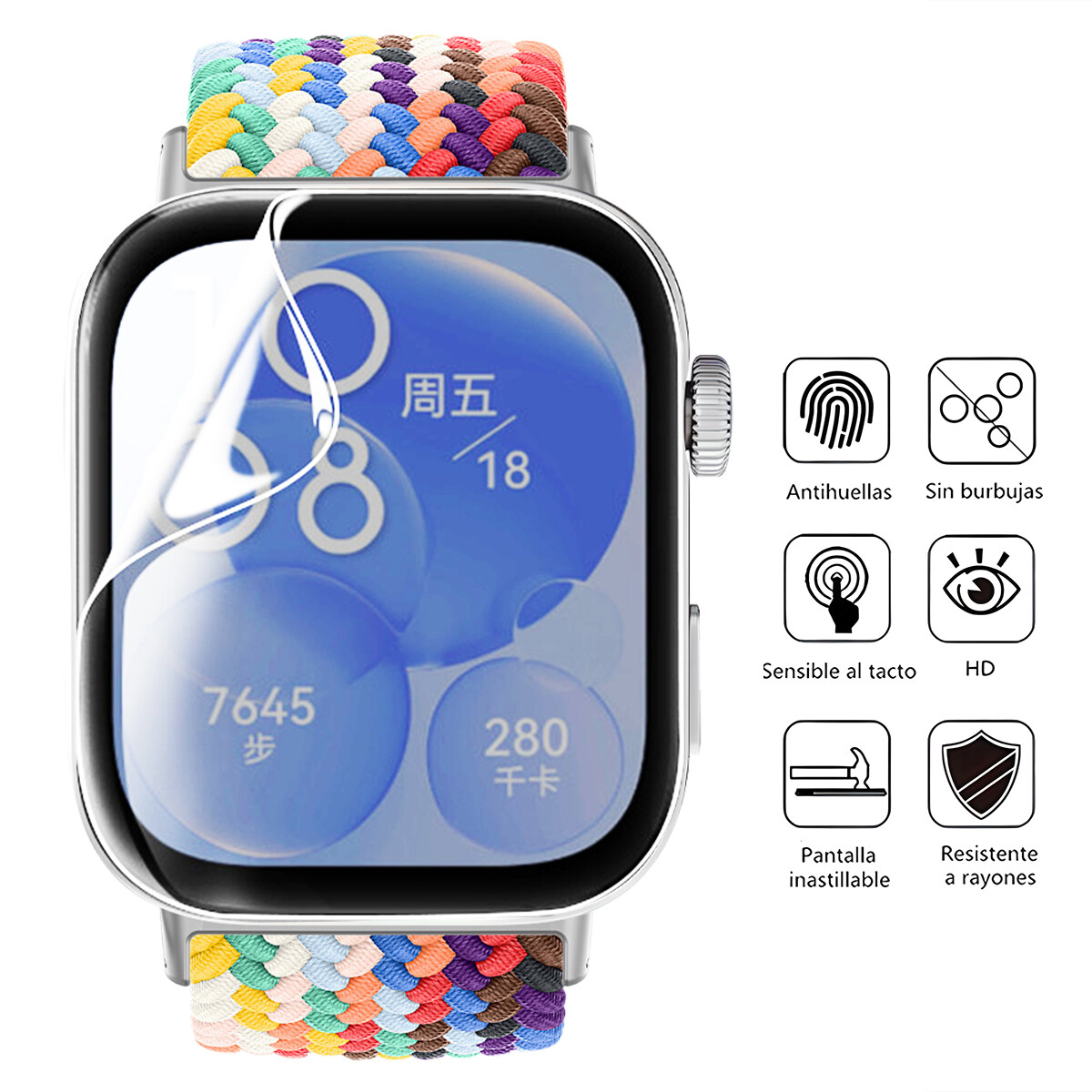 Hydrogel Huawei Watch Fit Protector Pantalla 20D Screen Protector