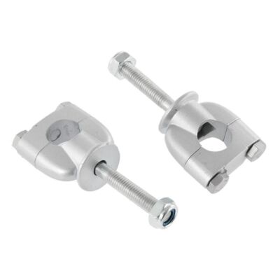 Universal Motorcycle HandleBar Handle Bar Mount Clamps Riser Adapter 7/8'' 22mm