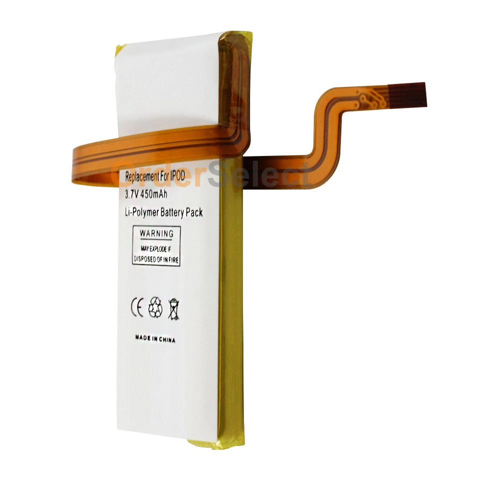 Batería de repuesto para Apple iPod Video 5ta generación 5G 30GB 616-0223 5G + Kit de herramientas Foto 4 de 4