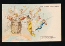 Francia ST GALMIER agua termal BADOIT anuncio c1900/20s? PPC