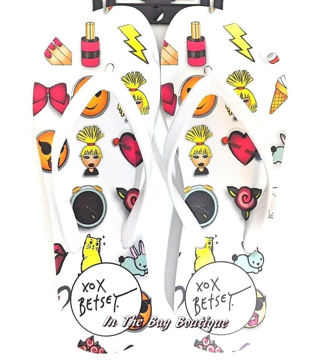 betsey johnson flip flops