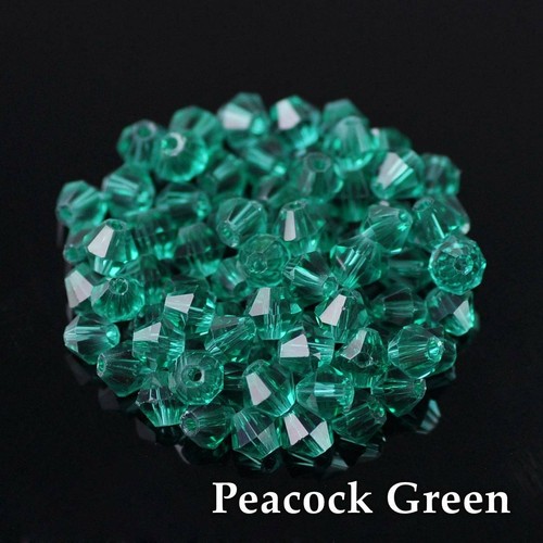 3mm 4mm 6mm 8mm Doppelkegel/Bicone Facettiert Kristall Glas Lose Perlen - Bild 44 von 72