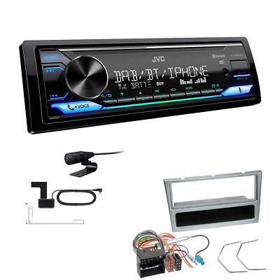 JVC Digital 1-DIN Autoradio DAB+ Bluetooth für Opel Corsa C 2004-2006