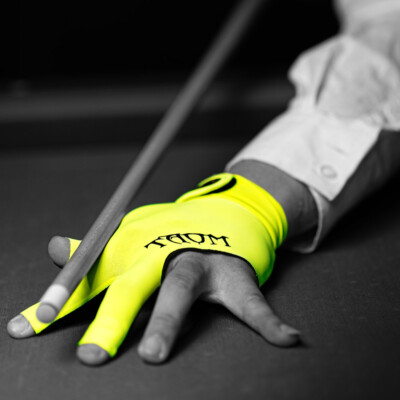 Billard Handschuh TAOM MIDAS  Lime Yellow  Pool Snooker S-M-L-XL für rechte Hand
