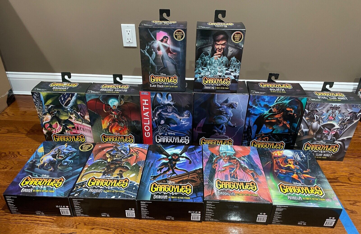 Complete set NECA Gargoyles Disney Ultimate 7