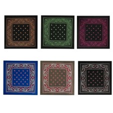 Motorcycling Head Scarf Music Festival Kerchief Street Dance Flower Bandanas