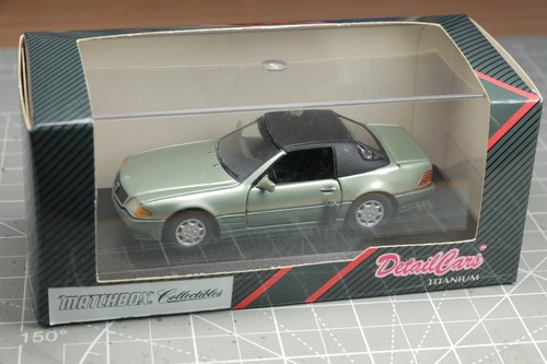 1/43 Matchbox 1994 Mercedes Benz 320 SL Soft Top DetailCar Titanium Series