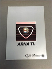 1985 1986 Alfa Romeo ARNA Ti Vintage German Car Sales Brochure Catalog