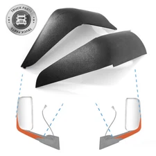 Door Mirror Arm Cover Black For Freightliner Cascadia 2018+ Left & Right Side