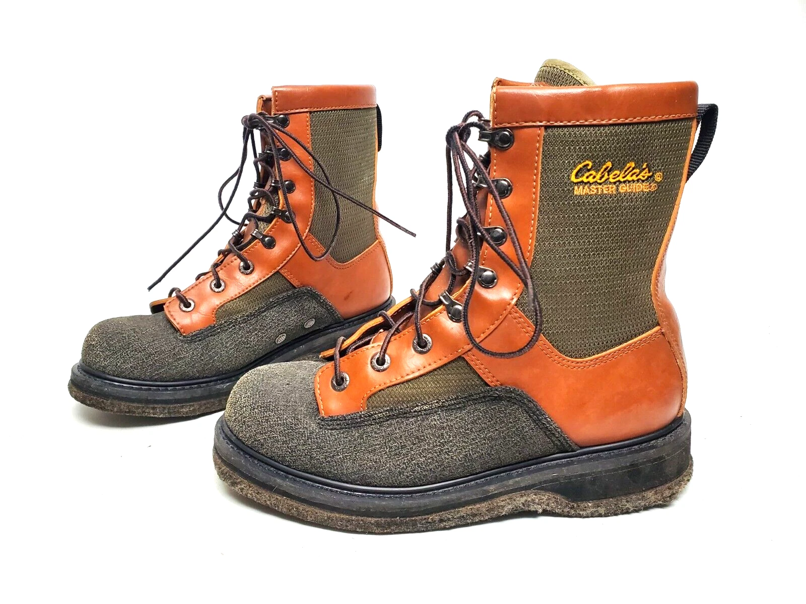 Cabela's Master Guide Fly Fishing Wading Boots w/ Felt Sole Men's US 10