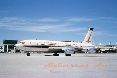 Eastern Airlines Boeing 720-025 N8715E ORD Early 1960's 8''x12'' Color Print