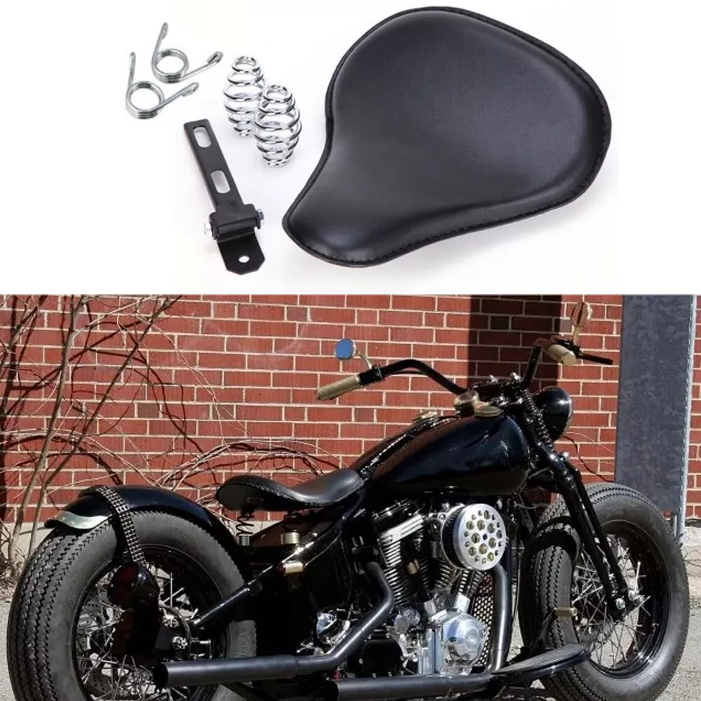 For Harley Springer Softail Bobber Motorcycle Spring Solo Driver Seat  Saddle US