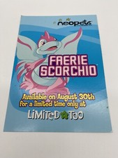 Neopets Faerie Scorchio Collectible Card From Limited Too