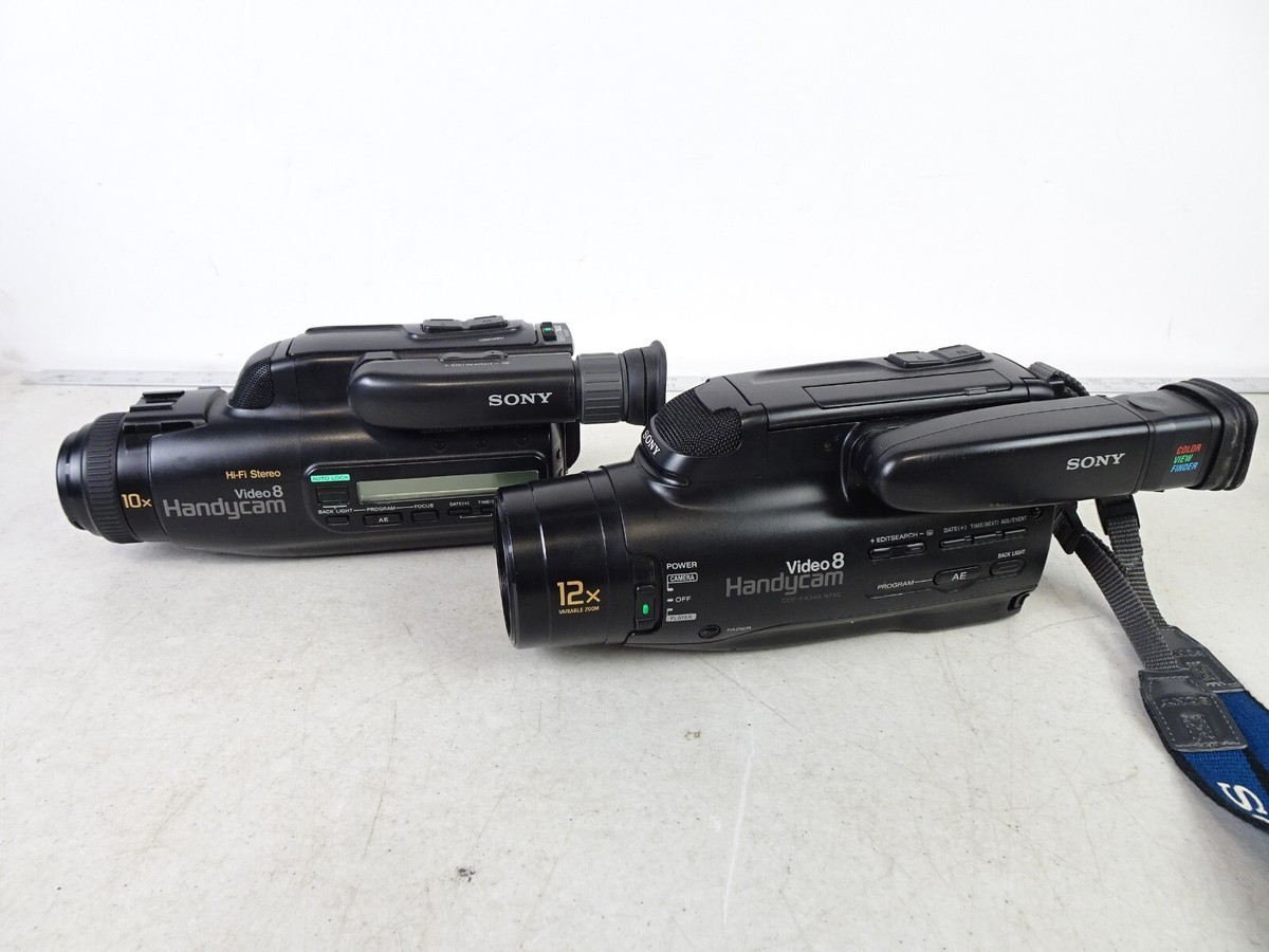 Lot of (2) VHS Camcorders~Sony Handycam CCD-FX340, Sony CCD-FX510