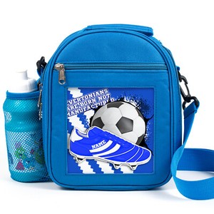 lunch box with water bottle and bolsa
