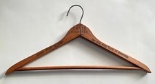 Antique PARIS CLEANERS 1018 Grand River Wooden Hanger DETROIT MI Since 1918