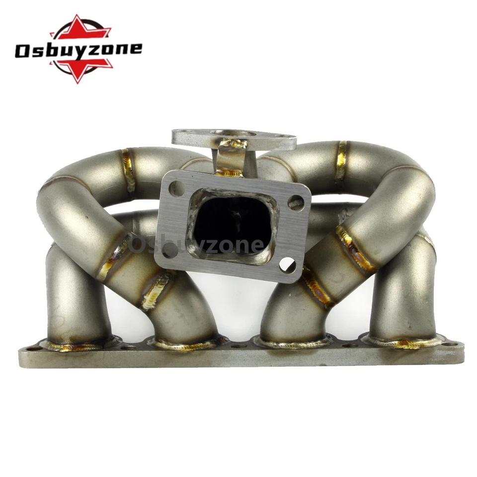 Colector turbo T3 Ram bocina 38 mm WG para Honda Civic CRX Del Sol D15 D16 SOHC VTEC Foto 4 de 4