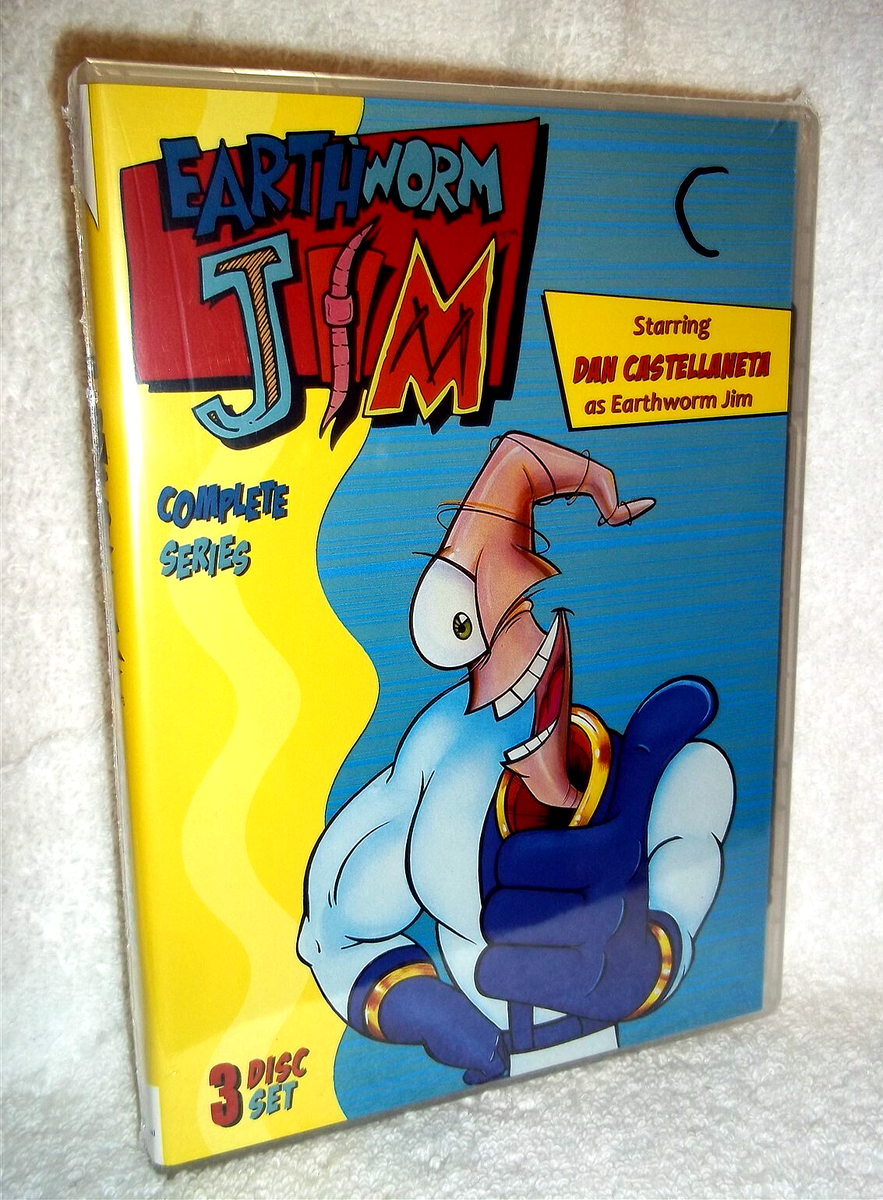 Earthworm Jim: The Complete Series (DVD, 2012, 3-Disc) animated