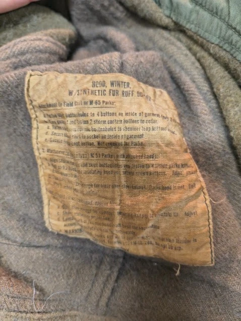 Vintage Military M65 Fishtail Parka Extreme Cold Weather Mens Small USGI Vietnam - product detail image 2