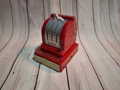 Miniatur Kasse Geobra DDR Registrierkasse Rot Ca 6 Cm Vintage Kaufladen