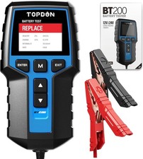 TOPDON BT200 Car Battery Tester 24V 12V Load Charging Cranking System Analyzer