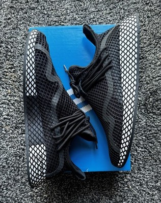 Adidas Deerupt S Core Black BD7879 New In Box, Authentic, Mens Size 12 Shoes,