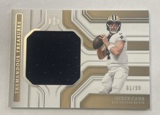 2024 Panini National Treasures Derek Carr #d /99 Tremendous Treasures SP Insert