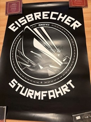 Eisbrecher ''Sturmfahrt'' Musik Poster Hochformat Porträts schwarz/weiß