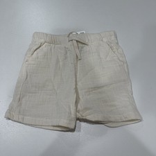 Zara Comfort Straight Plush Shorts Size 98CM For Age 3 Color Light Tan
