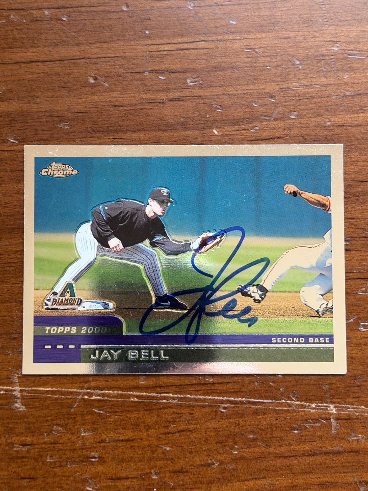Signed 2000 Topps Chrome -Jay Bell #185