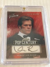 Kevin Bacon 2025 Leaf Pop Century Auto Red Flood Gold Vinyl 1/1