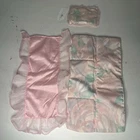 1992 Vintage Barbie Fold N Fun House Bedding Bench Covers Blanket Pillows Set