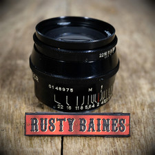 Vintage Jupiter-8 50mm f2 m39 Screw Thread Prime Lens Adaptable Fuji/Olympus