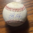 Braden Montgomery Chicago White Sox Signed Auto Game Used Baseball CALLED UP