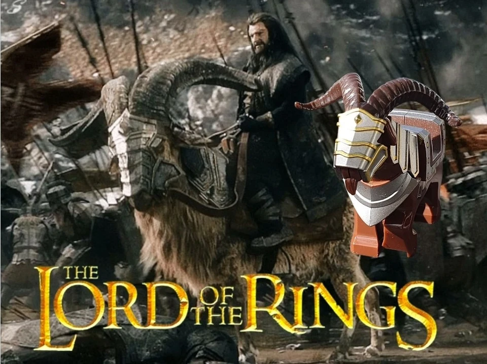 LEGO-Kampfsteinbock von Thorin Eichenschild - Hobbit-Schlacht der fünf Heere Neu - Bild 4 von 4