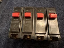 Westinghouse Breakers. Lot Of 4 BR120R 20 Amp 1 Pole Breakers.
