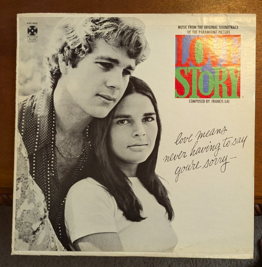 Love Story Soundtrack Album, Paramount Records, PAS-6002
