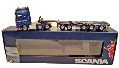 Tekno DAF Euro 6 XF Ocean Traders Traktor & 5 Achs Kombianhänger 1/50