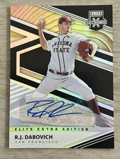 2020 Elite Extra Edition R.J. Dabovich Auto #121 Giants
