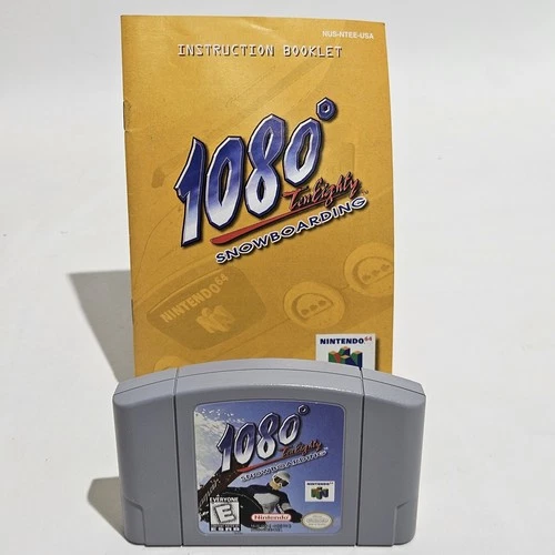1080 Snowboarding (Nintendo 64, N64, 1998) Authentic with Manual Tested