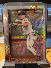 2025 Topps Chrome #282 Willy Adames X-FRACTOR - Giants - MEGA BOX EXCLUSIVE (JN)