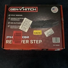 SALE GEN-Y HITCH Heavy Duty Black 2" Receiver Serrated Hitch Step GH-13052X