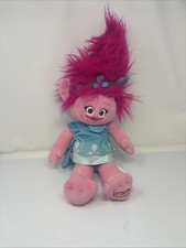 Build-A-Bear Trolls Poppy Plush Doll 18" Dress Headband 2017 Dreamworks Pink