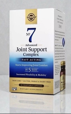 Solgar No. 7 Join Support Vegetable Capsule - 90 Count Exp 01/2027 NEW UNOPENED