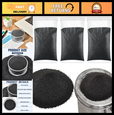 3 Pack 6.4 lb Black Silica Sand Refill for Indoor/Outdoor Arts, Crafts Gardeni