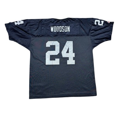Vintage NFL Oakland Raiders Charles Woodson Champion Jersey Black