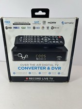 Ematic Over the Air Digital TV Converter and DVR AT103C