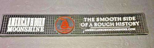 American Born Moonshine Bar Barware Spill Mat Rubber Don't Tread On Me Whiskey