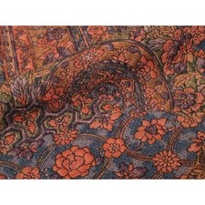 Heiwaya Kimono Small Pattern Plate auspicious flower Pure S Used Japan