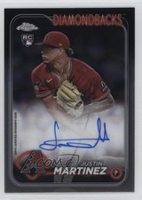 2024 Topps Chrome Rookie Auto Justin Martinez #RA-JMA Auto 0x79